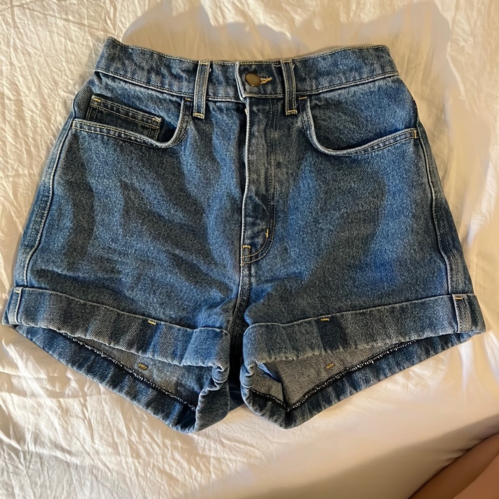 high waisted american apparel shorts